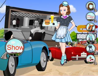 CarhopGirlDressUp - Screenshot 1