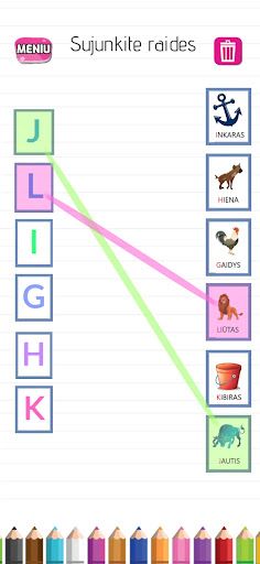 Pirmos Raidės - Screenshot 4