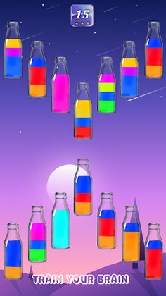 Color Sorting - Water Puzzle - Screenshot 2