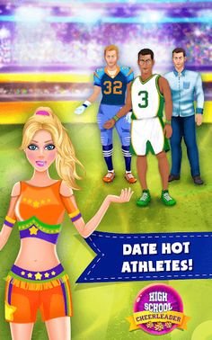 Cheerleader Dress Up Game - Screenshot 3