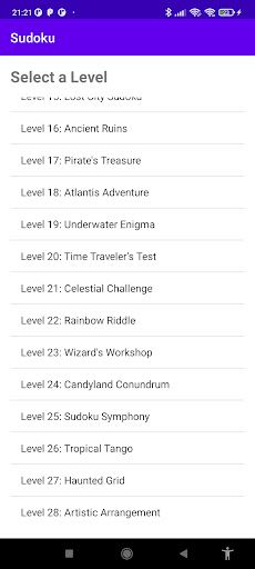hand crafted sudoku - Screenshot 1