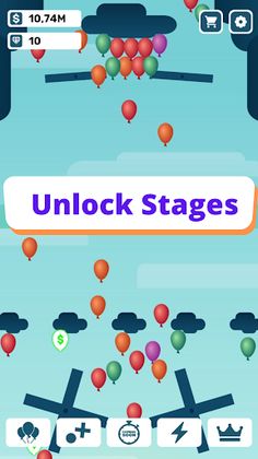 Balloons Pop Gravity: Zen Idle - Screenshot 3