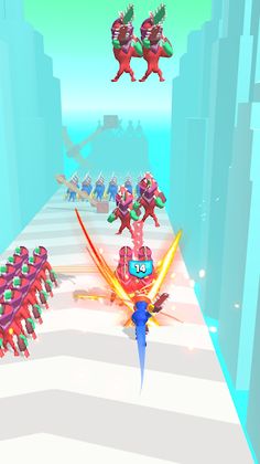 Chainsaw Guy: Merge Run 3D - Screenshot 1