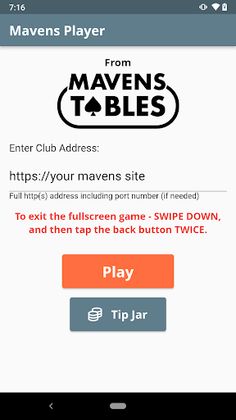 Mavens Player - Screenshot 1