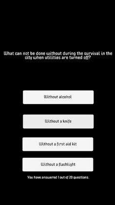 Test of survival - Screenshot 2