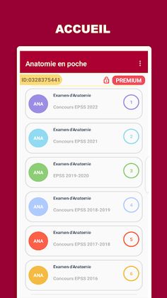 ANATOMIE EN POCHE - Screenshot 1