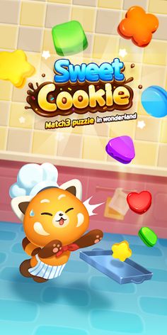 Sweet Cookie : Match3 puzzle - Screenshot 1