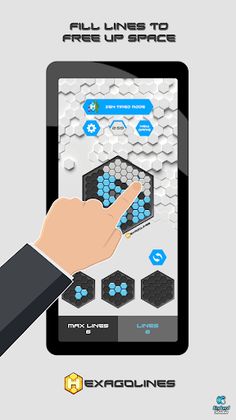 Hexagolines - Screenshot 1