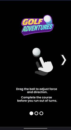 golf crours adventures - Screenshot 1