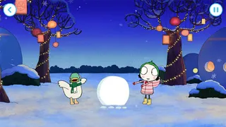 Sarah & Duck: Build a Snowman - Screenshot 2