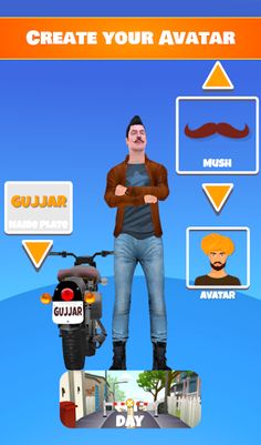 Bike Street Rush - Screenshot 2