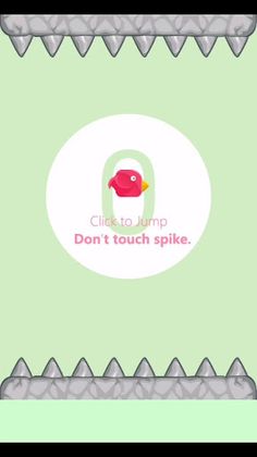 Angry square Bird - flappy - Screenshot 1