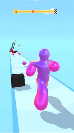 Blob Race 3D - Screenshot 1