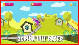 Hill Biker Climbing : Girl Gam - Screenshot 2