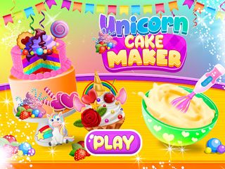 Unicorn Cake Baking Girl Games - Screenshot 1