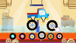 Dinosaurs Cars Ride on Hills - Screenshot 1