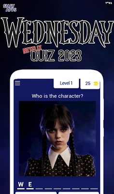 Wednesday Netflix Quiz 2023 - Screenshot 1