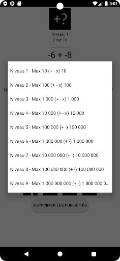Calcul Mental - Screenshot 3