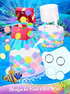 Unicorn Mermaid Cake - Screenshot 2