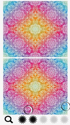 Spot a Difference Mandalas - Screenshot 1