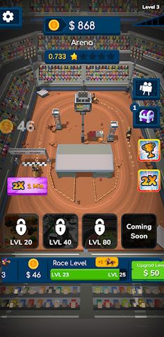 Idle Derby: Horse Tycoon Saga - Screenshot 2