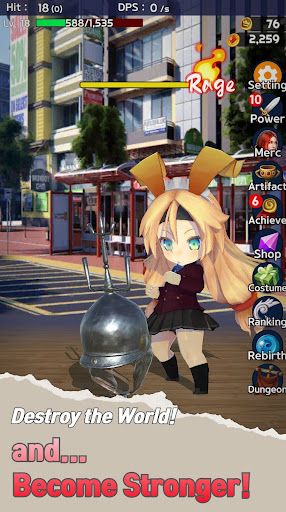 Fighting Girl - Clicker Game - Screenshot 3