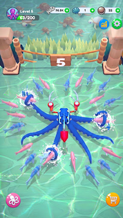 Octopus Invasion: 3D Hunt Game - Screenshot 2