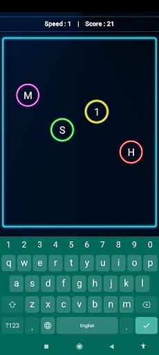 Type fast : abc & 123 - Screenshot 2