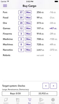 Space Trader 2018 - Screenshot 2