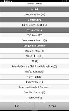 SHGYahtzee - Screenshot 1