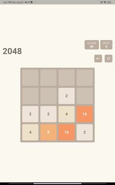 2048 Game - Screenshot 3