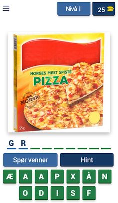 Norsk Mat Quiz: Gjett Matvarer - Screenshot 1