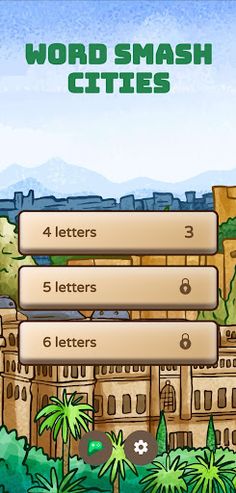 Word game - Smash the City - Screenshot 1