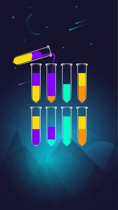 Color Sort - Water Puzzle Game - Screenshot 1