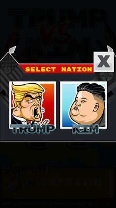 Trump vs Kim - the big red but - Screenshot 4