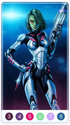 Guardians of Galaxy Coloring - Screenshot 2