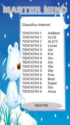 MASTER MIND - Indovina il nume - Screenshot 3