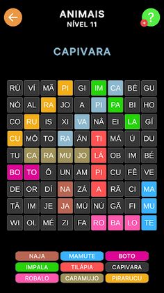 Caça-Palavras Silábico - Screenshot 2