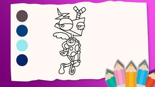 Zooble Digital Circus Coloring - Screenshot 1