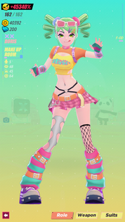 Slash & Girl - Endless Run - Screenshot 1