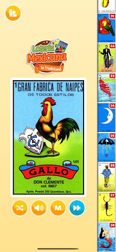 Baraja de la Lotería Mexicana - Screenshot 2