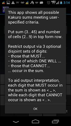 Kakuro Combos Pro - Screenshot 1