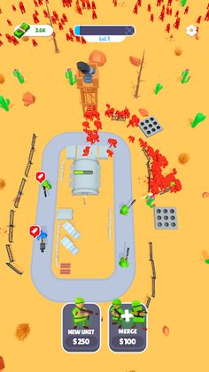 Hyper Loop Zombie Defense - Screenshot 2