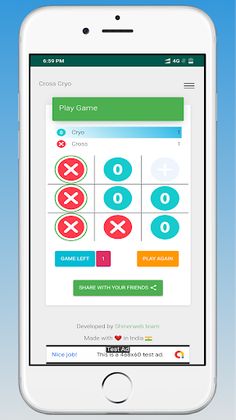 Cross Cryo - Tic Tac Toe Game - Screenshot 4
