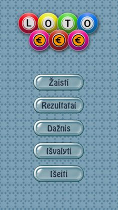 Žaidimas "Loto20" II - Screenshot 1