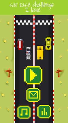 Car Race Challenge 2 lane - Fu - Screenshot 1