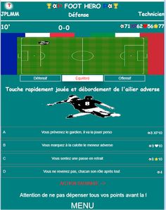 ⚽ Jeu de football dont vous êt - Screenshot 1