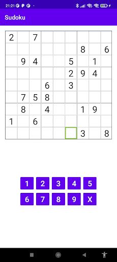 hand crafted sudoku - Screenshot 2