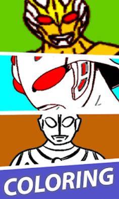 Ultra man zero battle Coloring - Screenshot 2