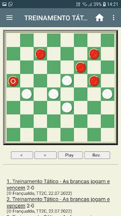 Escola de Combinações Damas - Screenshot 4